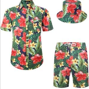 3 piece Hawaiian Set